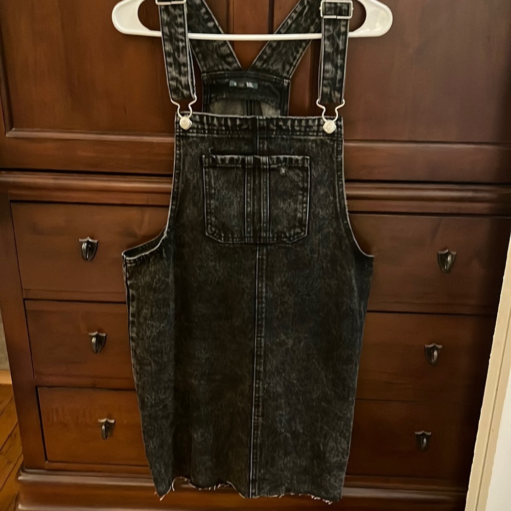 Faded black denim jumper